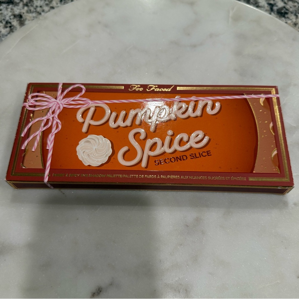 Too Faced Pumpkin Spice Second Slice Eyeshadow Palette NIB - Picture 1 of 4